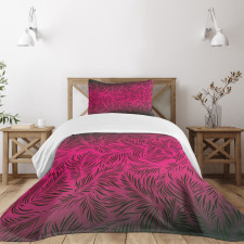 Hawaiian Island Palms Bedspread Set