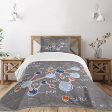 Formula Science Graphic Bedspread Set