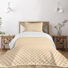 Diagonal Tiles Bedspread Set