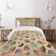 Bakery Polka Dots Bedspread Set