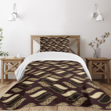 Cheetah Skin Pattern Safari Bedspread Set