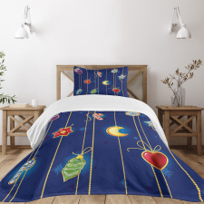 Xmas Objects Art Bedspread Set