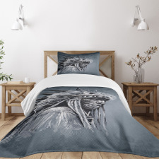 Tribe Chief Artwork Bedspread Set