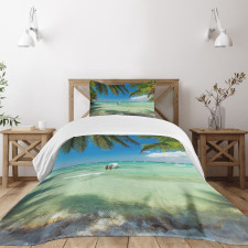 Surreal Sea Palm Tree Bedspread Set