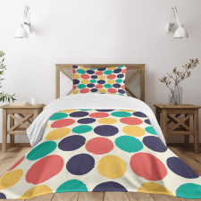 Modern Grunge Illustration Bedspread Set