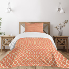 Checkered Modern Tile Bedspread Set