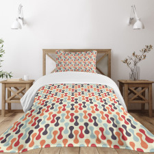 Vertical Abstract Form Bedspread Set