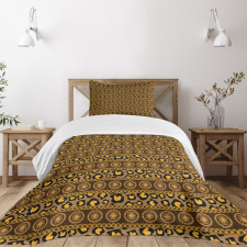 Leopard Skin Ornaments Bedspread Set