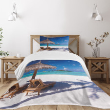 Island Caribbean Sealife Bedspread Set