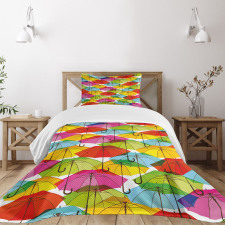 Vivid Umbrella Bedspread Set