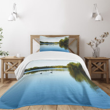 Small Town in Italy Bedspread Set