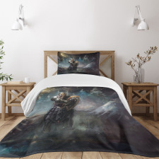 Medieval Dwarf Knight Bedspread Set