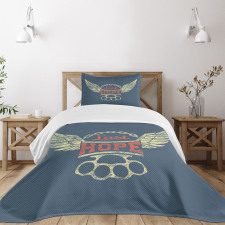 Words for Bikers Bedspread Set