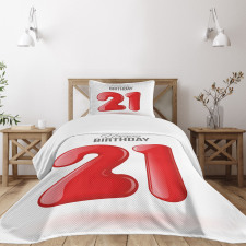 Teen Birthday Party Bedspread Set