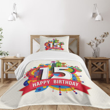 Birthday Fifteenth Bedspread Set