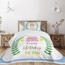 Birthday 20 Years Bedspread Set