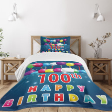 Balloons on Stars Bedspread Set