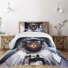 Space Traveller Pet Bedspread Set