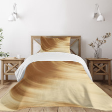 Curved Wave Like Bedspread Set