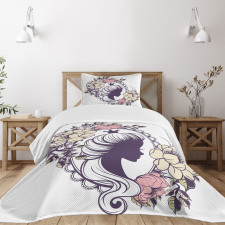 Princess Portrait Frame Bedspread Set