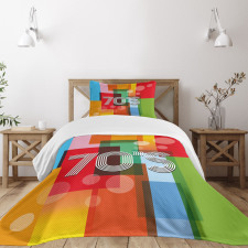 Retro Art Seventies Bedspread Set