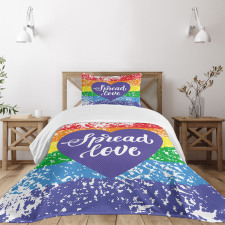 Spread Love Heart Bedspread Set