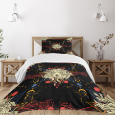 Medieval Mystic Lion Bedspread Set