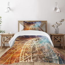 Old Prague Horoscope Bedspread Set