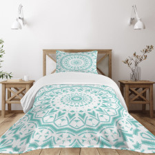 Mandala Tie Dye Effect Bedspread Set