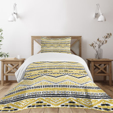 Zig Zag Lines Bedspread Set