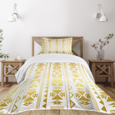 Primitive Ombre Borders Bedspread Set