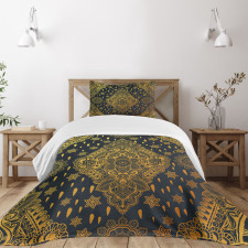 Boho Paisley Folklore Bedspread Set