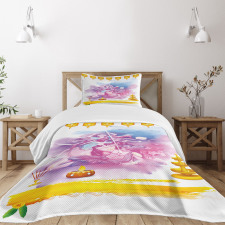 Ceremonial Cultural Happy Bedspread Set