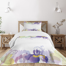 Classic Petals Pastel Bedspread Set