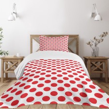 Pop Art Retro Dots Bedspread Set