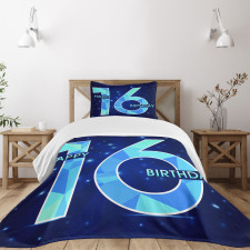 Greeting Age Sky Bedspread Set