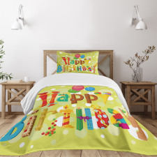 Ice Cream Candies Bedspread Set