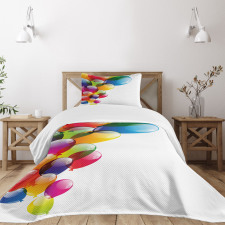 Vibrant Balloons Joy Bedspread Set