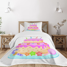 Candles and Candies Bedspread Set