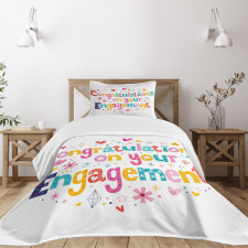 Hippie Party Bedspread Set