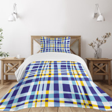 Scottish Tartan Bedspread Set