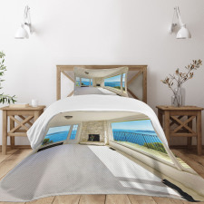 Ocean Nature Forest View Bedspread Set