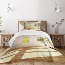 Summer Town House Garden Bedspread Set