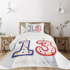 Candles 13 Bedspread Set