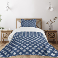 Greek House Tile Themed Bedspread Set