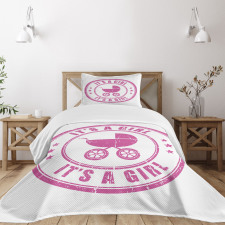 Grunge It's a Girl Bedspread Set