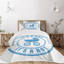 Grunge Carriage Bedspread Set