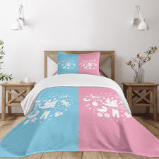 Girl Boy Bedspread Set