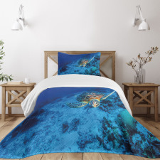 Oceanic Wildlife Bedspread Set