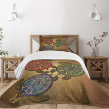3 Turtles Ornamental Bedspread Set